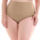 Calcinha Fio Dental Plus Modeladora Sem Costura Bege Zee Rucci Calcinha Fio Dental Plus Modeladora Sem Costura Bege Zee Rucci