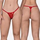 Calcinha Fio Dental Triângulo com Strass - Olha Amor