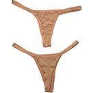 Calcinha Fio Duplo Marquinha Luxo Sensual Rosa