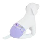 Calcinha Flor Lilás para cachorro Tamanho:G Calcinha Flor Lilás para cachorro Tamanho:G