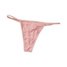 Calcinha G-String De Algodão Sexy Para Mulheres, Lingerie Íntima De Cintura Baixa, Cor Sólida,