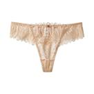 Calcinha G String Transparente De Renda Com Cintura Baixa Para Mulheres, Lingerie Sexy Com Recortes,