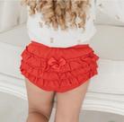 Calcinha infantil bunda rica vermelho - feminino - tamanho g 0032 - brando