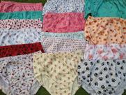 Calcinha Infantil Menina Algodão Kit com 5 Calcinha Feminina Algodão Criança Menina Moça