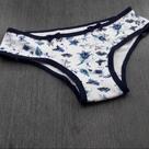Calcinha Infantil Sapeca Estampas Variadas Cor:Viés Azul Marinho/ EstampVarTamanho:G