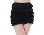 Calcinha Pettipants Malco Modes Lisa Tanga Ruffle preta XL