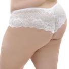 Calcinha Plus Size Fio Dental Renda E Tule Jackie