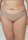 Calcinha Plus Size Fio Duplo de Microfibra e Renda