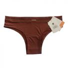 Calcinha renda ashl61c p b+ chocolate