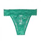 Calcinha Renda Verde Água Basic+ Conforto Dia a Dia