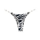 Calcinha Sexy De Cintura Baixa Zebra Flower Para Mulheres, G String Sem Costura, Luxuosa Com Fivela Calcinha Sexy De Cintura Baixa Zebra Flower Para Mulheres, G String Sem Costura, Luxuosa Com Fivela