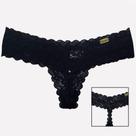 Calcinha Sexy Toda em Renda com Pontos de Strass - Gulosa