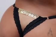 Calcinha Strass em Renda Ellun Lingerie