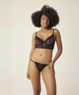 Calcinha String Renda Recorte Tule Marisa-75521