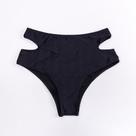 Calcinha sunkini vazada na lateral preto