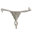 Calcinha Tailandesa Pérola Massageadora Tanga De Renda Luxo Feminino Lingerie Sexy Sensual