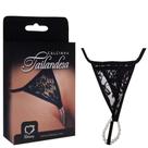 Calcinha Tailandesa Preta Sexy Fantasy Calcinha Tailandesa Preta Sexy Fantasy