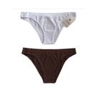 Calcinha Tanga Básica Branca e Nude Basic+ Toque Macio Calcinha Tanga Básica Branca e Nude Basic+ Toque Macio