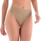 Calcinha Tanga Cós Largo sem Costura Bege Zee Rucci
