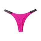 Calcinha Tanga De Cintura Baixa Com Letras Em Strass E Diamantes Para Mulheres, Sexy, G-string,