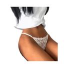 Calcinha Tanga de Renda Transparente - Sexy e Confortável