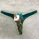 Calcinha Tanga estampa fio dental Cavadinha atrás