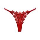 Calcinha Tanga Feminina de Renda - Cintura Baixa e Ajustável - Modelo Borboleta