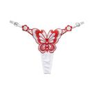 Calcinha Tanga Feminina de Renda - Cintura Baixa e Ajustável - Modelo Borboleta