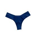 Calcinha Tanga Fio Duplo Azul Marinho TAM M