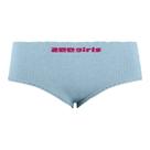 Calcinha Tanga Infantil Jacquard Azul Gelo Zee Rucci Calcinha Tanga Infantil Jacquard Azul Gelo Zee Rucci