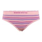 Calcinha Tanga Infantil Listrada Candy Pink Zee Rucci