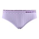 Calcinha Tanga Jacquard Com Listras e Bolinhas Infantil Sem Costura Lilás Zee Rucci