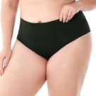 Calcinha Tanga Plus Corte a Laser Preta Calcinha Tanga Plus Corte a Laser Preta