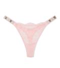 Calcinha Tanga Victoria's Secret Shine Strap Pretty Blossom