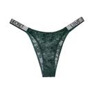 Calcinha Transparente Sem Costura Com Letras Em Renda E Strass, Sexy, De Cintura Baixa, Para Calcinha Transparente Sem Costura Com Letras Em Renda E Strass, Sexy, De Cintura Baixa, Para