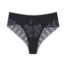 Calcinha Triangular De Seda Gelada Com Renda Em Formato De Folha, Efeito Levanta Bumbum, Sexy E