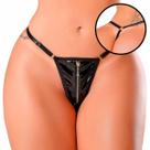 Calcinha Vinil com Zíper Fio Dental Provocante e Sensual transmita poder sensualidade e ousadia