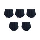 Calcinhas De Algodão Femininas plus Size, 5 Peças, Sem Costura, Macias, Respiráveis, Cuecas Sólidas,