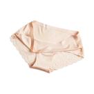Calcinhas De Renda Femininas 3 Peças, Lingerie Francesa Sem Costura Em Seda Gelada, Respirável E De