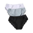 Calcinhas Femininas de Algodão com Renda Floral - Confortáveis e em Cores Sólidas (M-XXL)