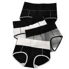 Calcinhas Femininas De Algodão De Cintura Alta plus Size 4 Peças Modeladoras De Corpo Macias M-4XL