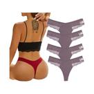 Calcinhas G-string De Algodão Com Renda Para Mulheres 4PCS Lingerie Sexy S-XL