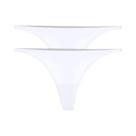Calcinhas G-String Femininas De Seda Gelada Sem Costura Com Cintura Em V, Lingerie Macia E Calcinhas G-String Femininas De Seda Gelada Sem Costura Com Cintura Em V, Lingerie Macia E