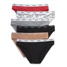 Calcinhas Hanes, biquíni feminino Originals, pacote com 6 cores variadas Calcinhas Hanes, biquíni feminino Originals, pacote com 6 cores variadas