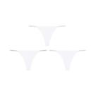 Calcinhas Tanga Sem Costura De Cintura Baixa 3PCS Com Alças Finas E Alta Flexibilidade, Roupa Íntima