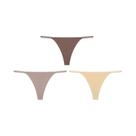 Calcinhas Tanga Sem Costura De Cintura Baixa 3PCS Com Alças Finas E Alta Flexibilidade, Roupa Íntima