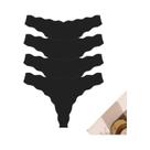 Calcinhas Ultra Macias E Respiráveis De Cintura Baixa Sem Costura Para Mulheres, 4 Peças, G-String Calcinhas Ultra Macias E Respiráveis De Cintura Baixa Sem Costura Para Mulheres, 4 Peças, G-String