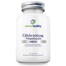 CÁLCIO 600MG e VITAMINA D3 1000UI com 120 CÁPSULAS NATURE HEALTHY