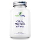 CÁLCIO, MAGNÉSIO, ZINCO com 120 CÁPSULAS NATURE HEALTHY