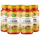 Cálcio Quelato 60 Cápsulas Kit com 5